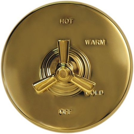 NEWPORT BRASS Bp Cover Plate For Shower in Polished Brass Uncoated (Living) 2-225/03N